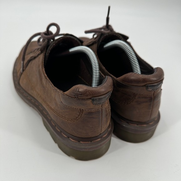 Doc Dr Martens Mens Brown Leather Oxford‎ Lace Up Casual Shoes Sz 10 Unisex main image 9
